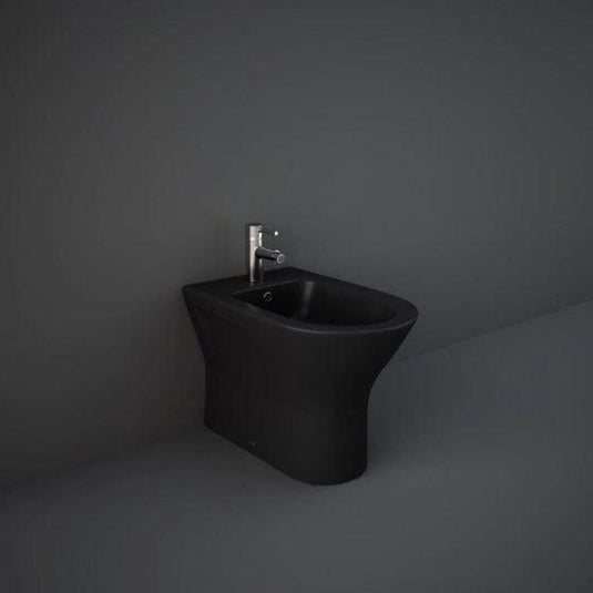 RAK Ceramics Feeling Back to Wall Bidet - Matt Black - RST14504A - Envy Bathrooms Ltd