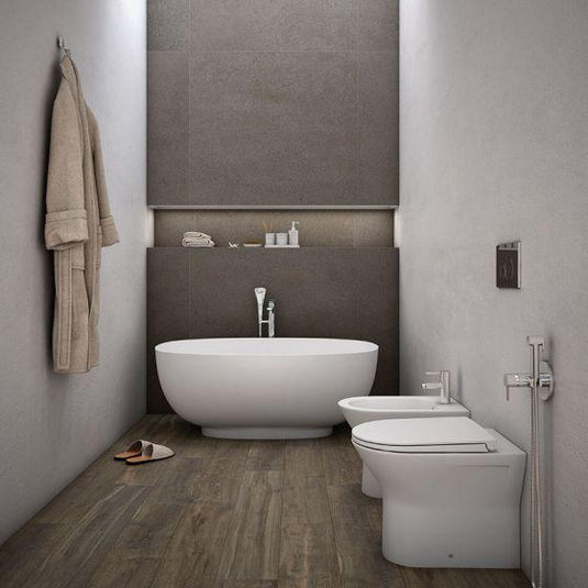 RAK Ceramics Feeling Back to Wall Bidet - Matt White - RST14500A - Envy Bathrooms Ltd