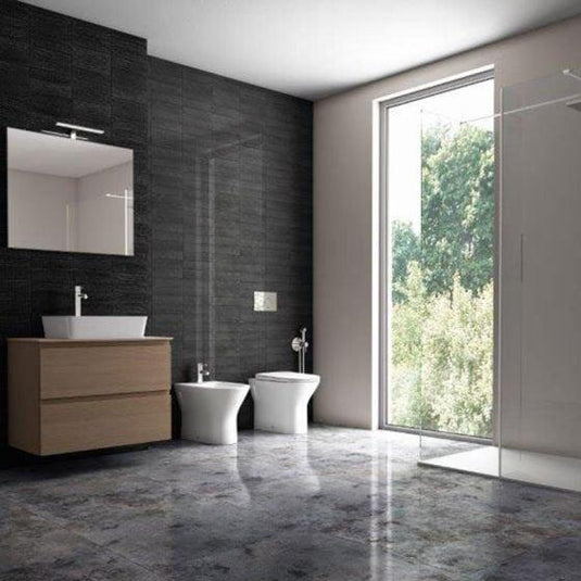 RAK Ceramics Feeling Back to Wall Bidet - Matt White - RST14500A - Envy Bathrooms Ltd