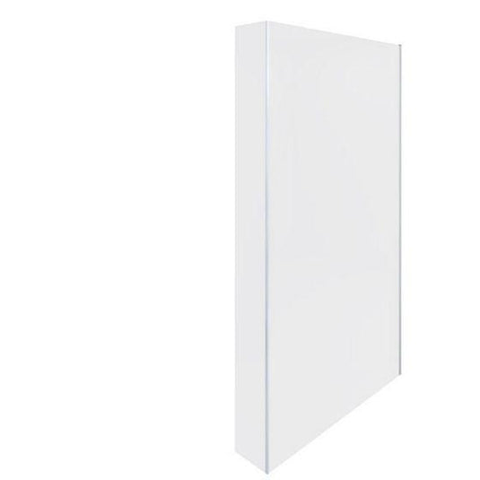 RAK Ceramics Feeling Fixed Return Glass Deflector Panel 2000mm x 250mm (Inc Fixings) - White - RAKFRP500 - Envy Bathrooms Ltd