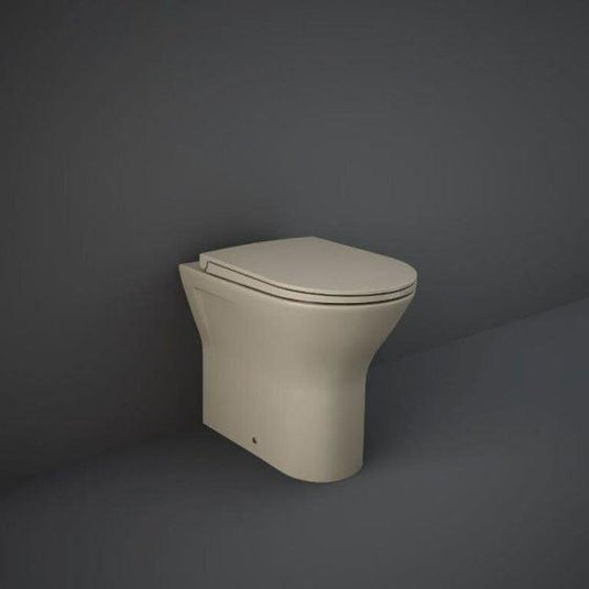 RAK Ceramics Feeling Rimless Back to Wall Toilet Pan - Matt Cappuccino - RST19514A - Envy Bathrooms Ltd