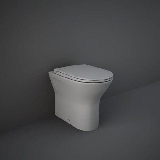 RAK Ceramics Feeling Rimless Back to Wall Toilet Pan - Matt Grey - RST19503A - Envy Bathrooms Ltd