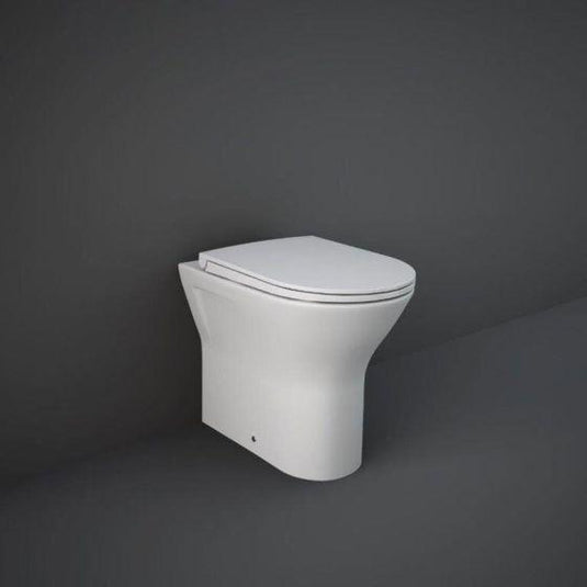 RAK Ceramics Feeling Rimless Back to Wall Toilet Pan - Matt White - RST19500A - Envy Bathrooms Ltd