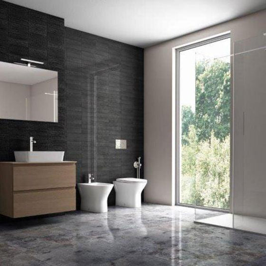 RAK Ceramics Feeling Rimless Back to Wall Toilet Pan - Matt White - RST19500A - Envy Bathrooms Ltd