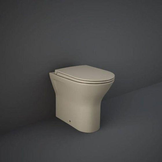 RAK Ceramics Feeling Soft Close Toilet Seat and Cover for Back to Wall pan - Matt Cappuccino - FEESEAT514 - Envy Bathrooms Ltd