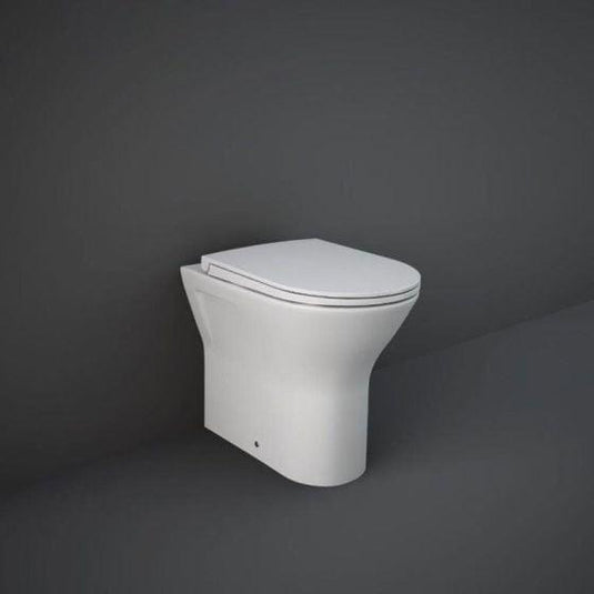 RAK Ceramics Feeling Soft Close Toilet Seat and Cover - Matt White - FEESEAT500 - Envy Bathrooms Ltd