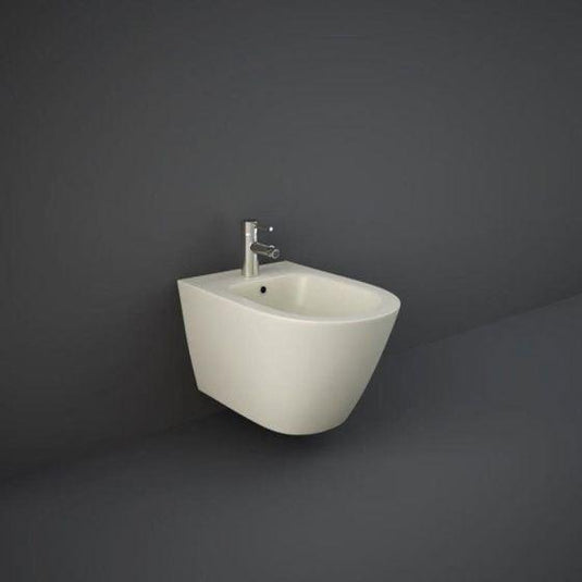 RAK Ceramics Feeling Wall Hung Bidet Toilet - Matt Greige - RST07505A - Envy Bathrooms Ltd