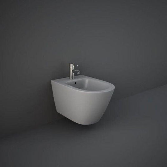 RAK Ceramics Feeling Wall Hung Bidet Toilet - Matt Grey - RST07503A - Envy Bathrooms Ltd