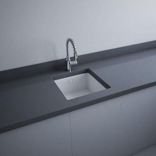 RAK Ceramics Gourmet Sink 6 - Square Over/Under Counter Kitchen Sink - OC104AWHA - Envy Bathrooms Ltd