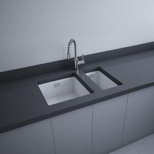 RAK Ceramics Gourmet Sink 7 - Rectangular Over/Under Counter Kitchen Sink - OC105AWHA - Envy Bathrooms Ltd