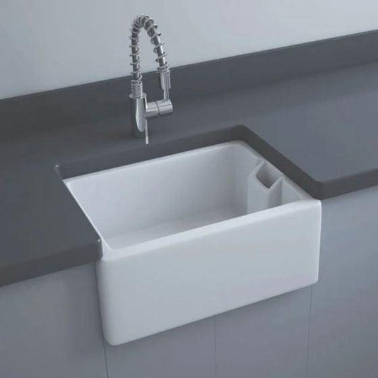 RAK Ceramics Gourmet Sink 8 - Belfast Style Kitchen Sink With Overflow - OC117AWHA - Envy Bathrooms Ltd