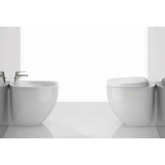 RAK Ceramics Illusion Back to Wall Bidet - Alpine White - ILLBD2015AWHA - Envy Bathrooms Ltd