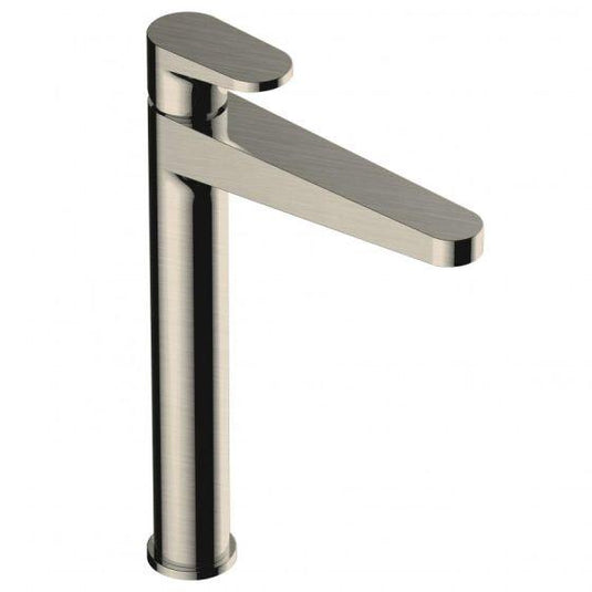 RAK Ceramics Ischia Tall Basin Mixer - Brushed Nickel - RAKISH3003N - Envy Bathrooms Ltd