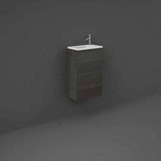 RAK Ceramics Joy Cloakroom Vanity Unit 40cm - Moka Walnut - JOYWH040MOK - Envy Bathrooms Ltd