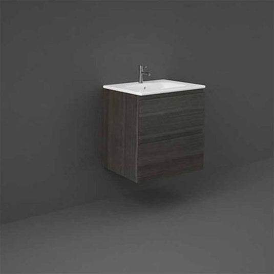 RAK Ceramics Joy Cloakroom Vanity Unit 60cm - Moka Walnut - JOYWH060MOK - Envy Bathrooms Ltd