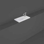 RAK Ceramics Joy Drop-In Washbasin 1 Tap Hole 40cm - Pure White - JOYWB4106AWHA - Envy Bathrooms Ltd