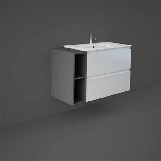 RAK Ceramics Joy Open Storage Unit 20cm - Grey - JOYOS020MGY - Envy Bathrooms Ltd