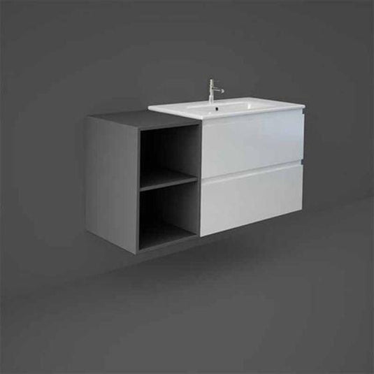 RAK Ceramics Joy Open Storage Unit 40cm - Grey - JOYOS040MGY - Envy Bathrooms Ltd