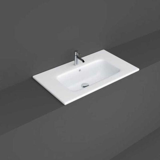 RAK Ceramics Joy Pure White Wash Basin 810 x 465mm - JOYDI08101WH - Envy Bathrooms Ltd