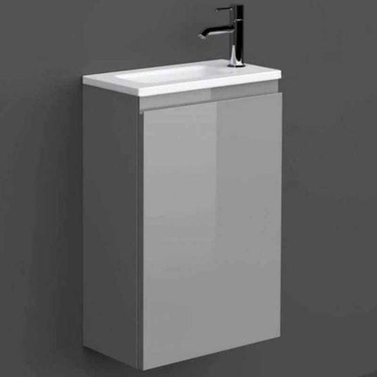 RAK Ceramics Joy Wall Hung Vanity Unit 40cm - Urban Grey - JOYWH040UGY - Envy Bathrooms Ltd