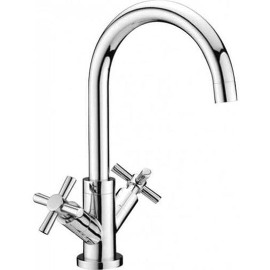 RAK Ceramics Kitchen Sink Mixer Tap With Cross Head Levers - Chrome - RAKKIT002 - Envy Bathrooms Ltd