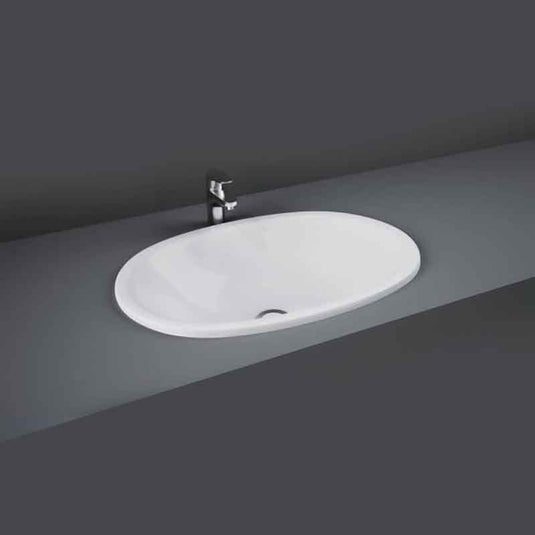 RAK Ceramics Lily 46cm Inset Basin - OC36AWHA - Envy Bathrooms Ltd