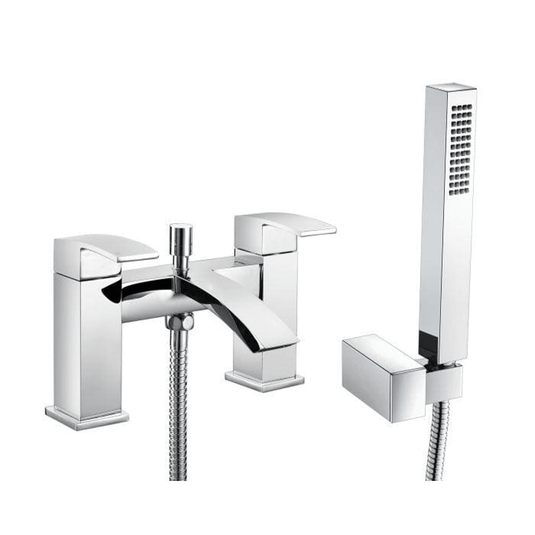 RAK Ceramics Metropolitan Bath/Shower Mixer Including Metropolitan Head And Hose - Chrome - RAKMET3005 - Envy Bathrooms Ltd