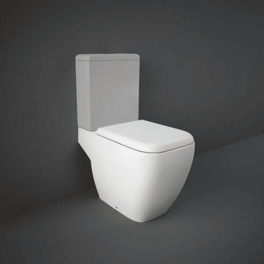 RAK Ceramics Metropolitan Close Coupled Full Access Open Back Toilet Pan - Alpine White - MP17AWHA - Envy Bathrooms Ltd