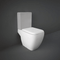 RAK Ceramics Metropolitan Rimless Close Coupled Full Access Open Back Toilet Pan | Alpine White | MP17AWHA