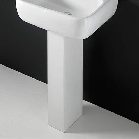 RAK Ceramics Metropolitan Full Pedestal For 52cm Basin - MS0102AWHA - Envy Bathrooms Ltd
