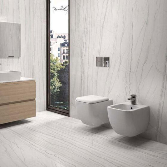 RAK Ceramics Metropolitan Quick Release Soft Close WC Pan Seat - White - RAKSEAT016 - Envy Bathrooms Ltd