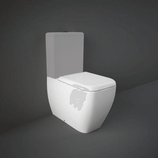 RAK Ceramics Metropolitan Rimless Close Coupled Toilet Pan - Alpine White - MP29AWHA - Envy Bathrooms Ltd