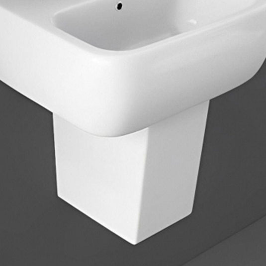 RAK Ceramics Metropolitan Semi Pedestal For 42cm Basin - MP0103AWHA - Envy Bathrooms Ltd