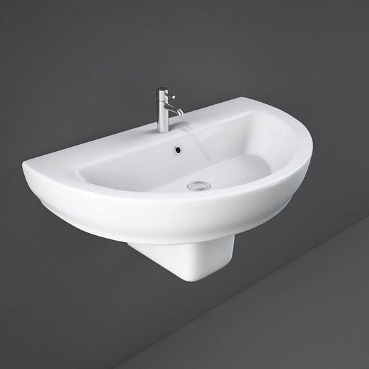RAK Ceramics Moon 65cm Basin - 1 Tap Hole - HAR101AWHA - Envy Bathrooms Ltd