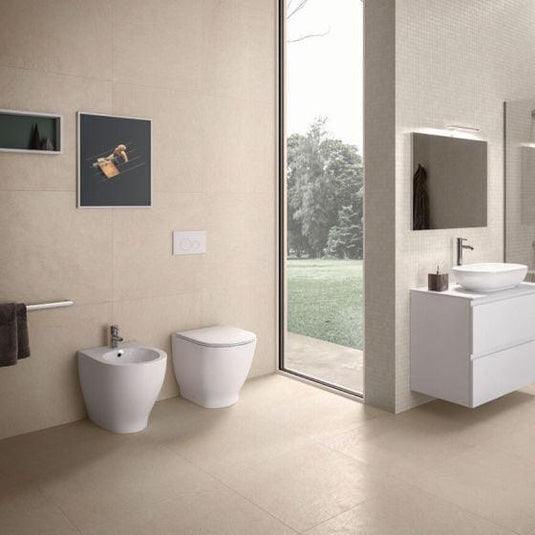 RAK Ceramics Moon Back to Wall Bidet - White - HAR14AWHA - Envy Bathrooms Ltd