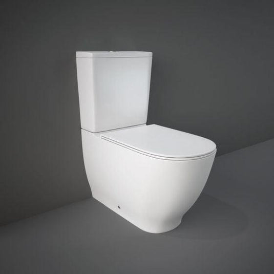 RAK Ceramics Moon Close Coupled Toilet Pan - Alpine White - HAR16AWHA - Envy Bathrooms Ltd