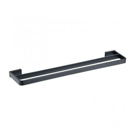 RAK Ceramics Moon Double Towel Rail - Black - RAKMOO9912B - Envy Bathrooms Ltd