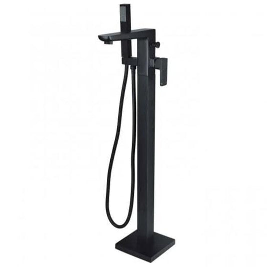 RAK Ceramics Moon Floorstanding Bath / Shower Mixer - Black - RAKMOO3014B - Envy Bathrooms Ltd