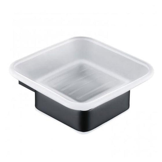 RAK Ceramics Moon Soap Dish - Black - RAKMOO9905B - Envy Bathrooms Ltd