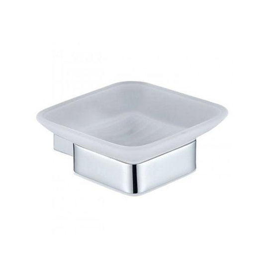 RAK Ceramics Moon Square Soap Dish Wall Mounted - Chrome - RAKHAR9905 - Envy Bathrooms Ltd