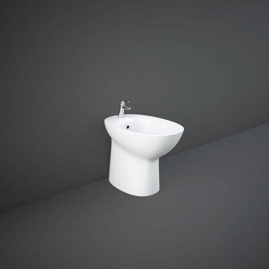 RAK Ceramics Morning Back to Wall Bidet - Alpine White - MORBD2015AWHA - Envy Bathrooms Ltd