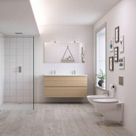 RAK Ceramics Morning Rimless Wall Hung Pan - Alpine White - MORWC1445AWHA - Envy Bathrooms Ltd