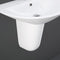 RAK Ceramics Morning Semi Pedestal  For 650mm Basin | MORHP2500AWHA
