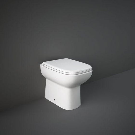 RAK Ceramics Origin Back to Wall Toilet Pan - Alpine White - ORG17AWHA - Envy Bathrooms Ltd