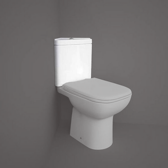 RAK Ceramics Origin Close Coupled Dual Flush Corner Cistern - White - ORG04AWHA