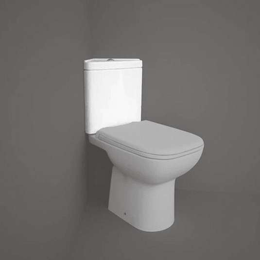 RAK Ceramics Origin Close Coupled Dual Flush Corner Cistern - White - ORG04AWHA - Envy Bathrooms Ltd
