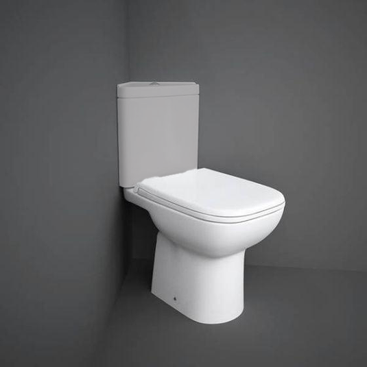 RAK Ceramics Origin Close Coupled Full Access Open Back Toilet Pan - Alpine White - ORG11AWHA