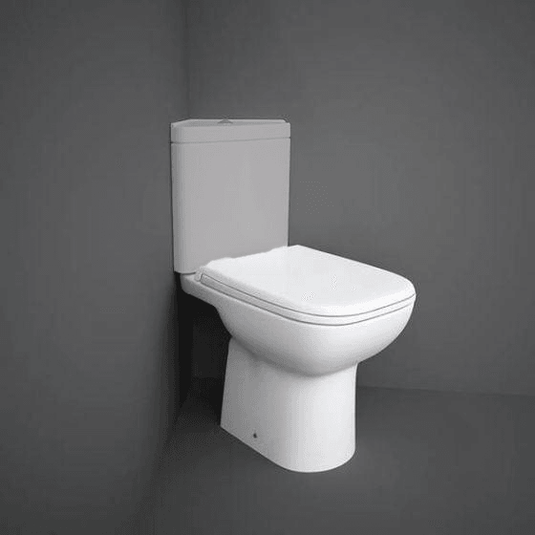 RAK Ceramics Origin Close Coupled Full Access Open Back Toilet Pan - Alpine White - ORG11AWHA - Envy Bathrooms Ltd