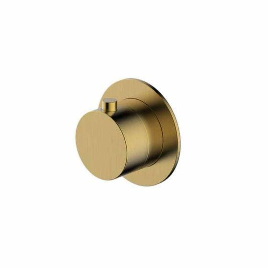 RAK Ceramics Petit Round Concealed Diverter Single Outlet - Brushed Gold - RAKPER3020-1G - Envy Bathrooms Ltd