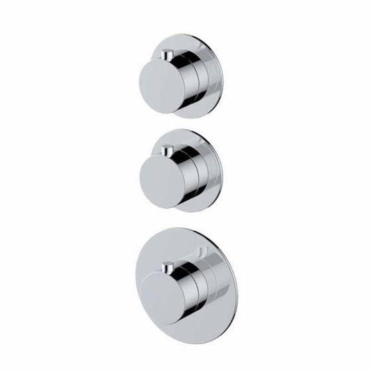 RAK Ceramics Petit Round Concealed Diverter Single Outlet - Chrome - RAKPER3020-1C - Envy Bathrooms Ltd